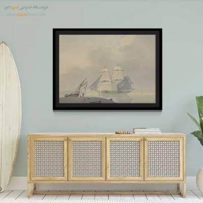 تابلو نقاشی کشتی - اسپو دکور