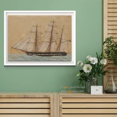 تابلو نقاشی کشتی - اسپو دکور