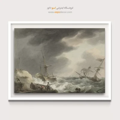 تابلو نقاشی کشتی - اسپو دکور