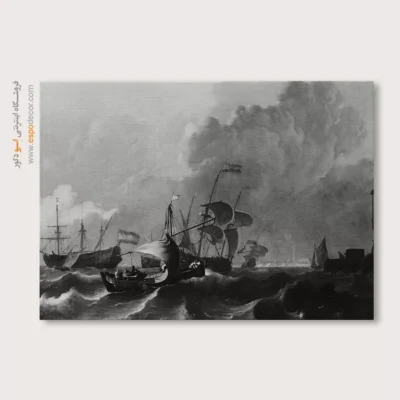 تابلو نقاشی کشتی - اسپو دکور