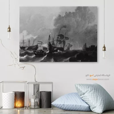 تابلو نقاشی کشتی - اسپو دکور