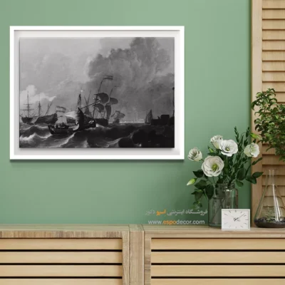 تابلو نقاشی کشتی - اسپو دکور