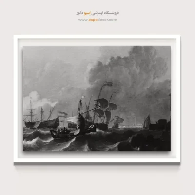 تابلو نقاشی کشتی - اسپو دکور