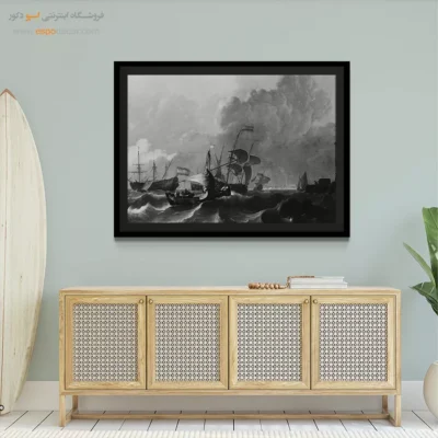 تابلو نقاشی کشتی - اسپو دکور