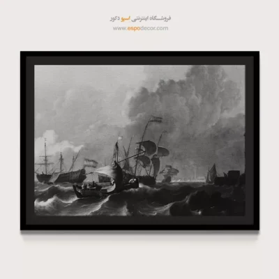 تابلو نقاشی کشتی - اسپو دکور