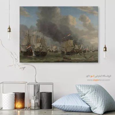 تابلو نقاشی کشتی - اسپو دکور