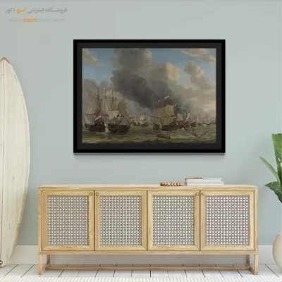 تابلو نقاشی کشتی - اسپو دکور