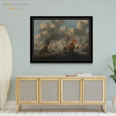 تابلو نقاشی کشتی - اسپو دکور