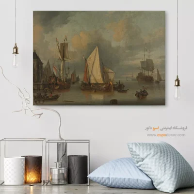 تابلو نقاشی کشتی - اسپو دکور