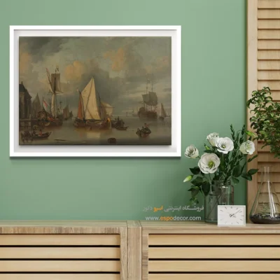 تابلو نقاشی کشتی - اسپو دکور