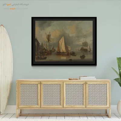 تابلو نقاشی کشتی - اسپو دکور