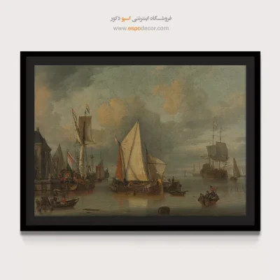 تابلو نقاشی کشتی - اسپو دکور