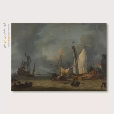 تابلو نقاشی کشتی - اسپو دکور