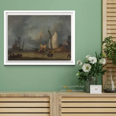 تابلو نقاشی کشتی - اسپو دکور