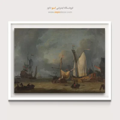 تابلو نقاشی کشتی - اسپو دکور