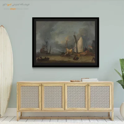 تابلو نقاشی کشتی - اسپو دکور