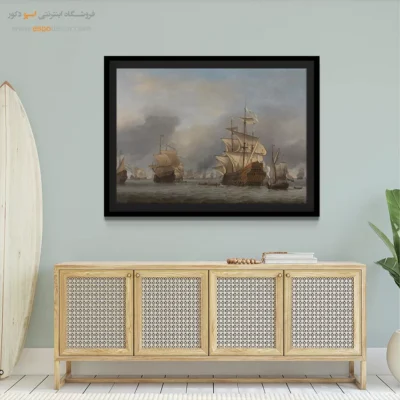 تابلو نقاشی کشتی - اسپو دکور