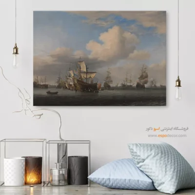تابلو نقاشی کشتی - اسپو دکور