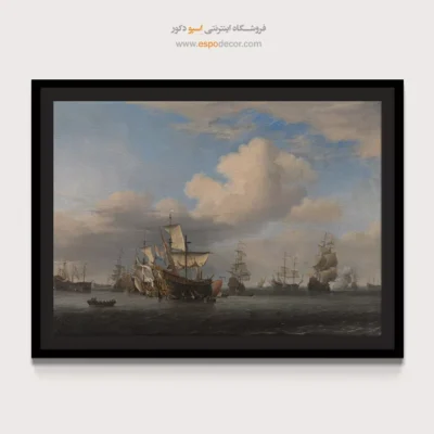 تابلو نقاشی کشتی - اسپو دکور