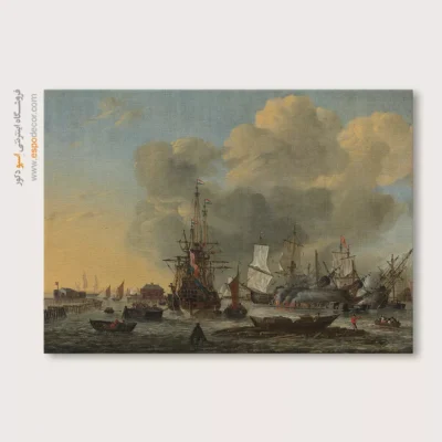 تابلو نقاشی کشتی - اسپو دکور