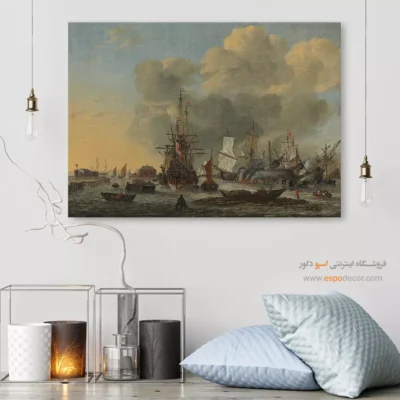 تابلو نقاشی کشتی - اسپو دکور