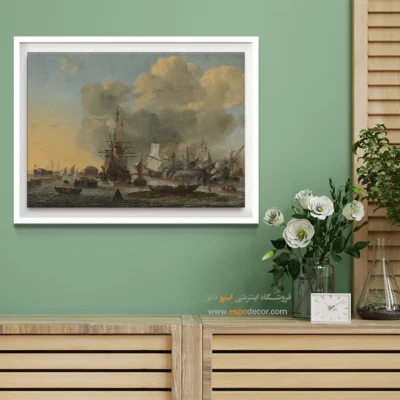 تابلو نقاشی کشتی - اسپو دکور