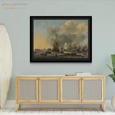 تابلو نقاشی کشتی - اسپو دکور