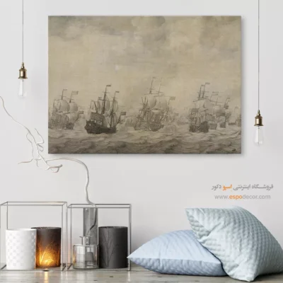 تابلو نقاشی کشتی - اسپو دکور