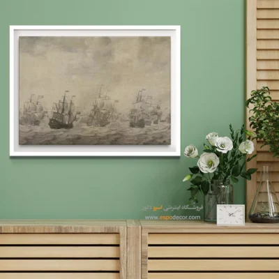 تابلو نقاشی کشتی - اسپو دکور