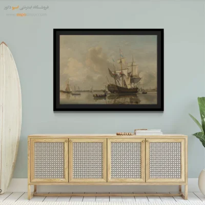تابلو نقاشی کشتی - اسپو دکور