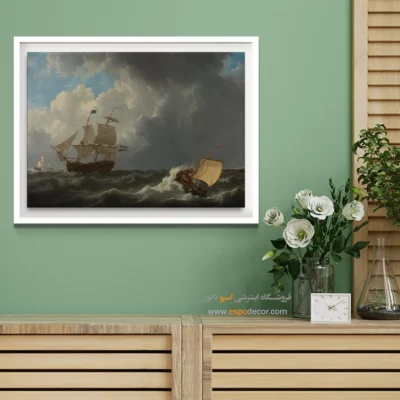 تابلو نقاشی کشتی - اسپو دکور