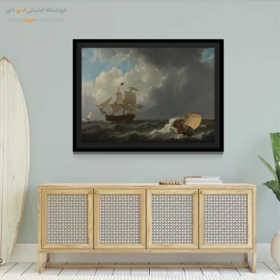 تابلو نقاشی کشتی - اسپو دکور