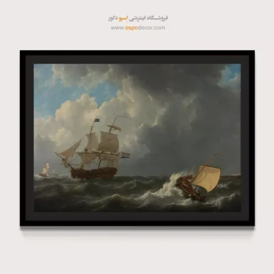 تابلو نقاشی کشتی - اسپو دکور