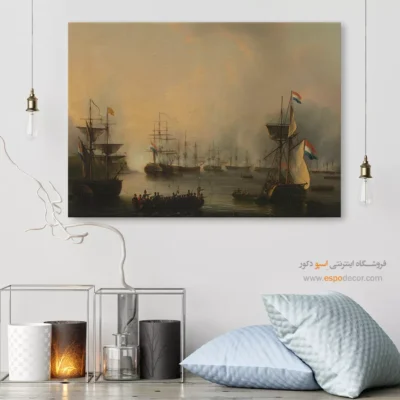 تابلو نقاشی کشتی - اسپو دکور