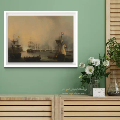 تابلو نقاشی کشتی - اسپو دکور