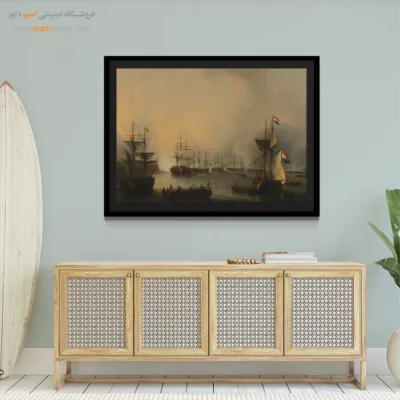 تابلو نقاشی کشتی - اسپو دکور