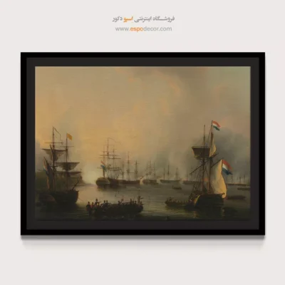 تابلو نقاشی کشتی - اسپو دکور