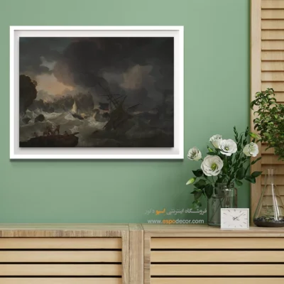 تابلو نقاشی کشتی - اسپو دکور