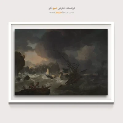 تابلو نقاشی کشتی - اسپو دکور