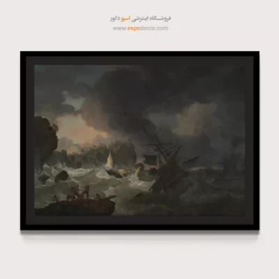تابلو نقاشی کشتی - اسپو دکور