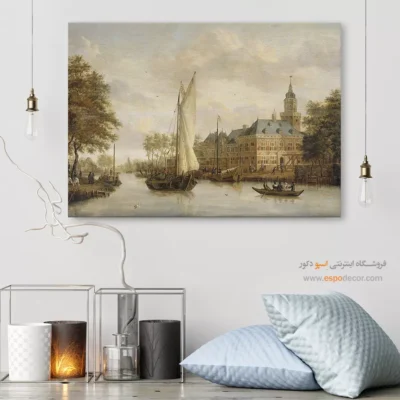 تابلو نقاشی کشتی - اسپو دکور