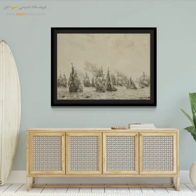 تابلو نقاشی کشتی - اسپو دکور