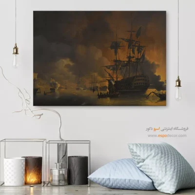تابلو نقاشی کشتی - اسپو دکور