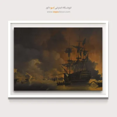 تابلو نقاشی کشتی - اسپو دکور