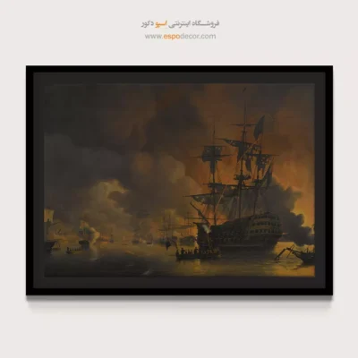 تابلو نقاشی کشتی - اسپو دکور