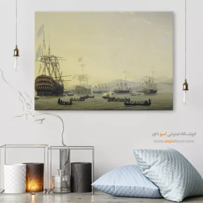 تابلو نقاشی کشتی - اسپو دکور