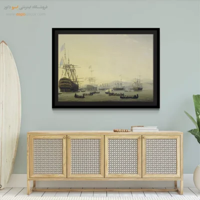 تابلو نقاشی کشتی - اسپو دکور