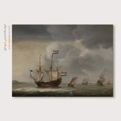تابلو نقاشی کشتی - اسپو دکور