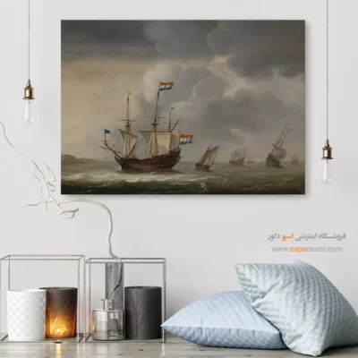 تابلو نقاشی کشتی - اسپو دکور