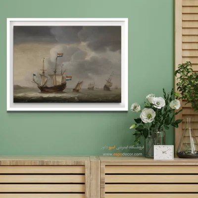 تابلو نقاشی کشتی - اسپو دکور